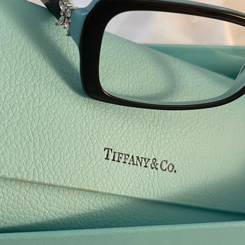 SOLD …. Tiffany Aqua/Black frames .. NEW .. ready for your script …